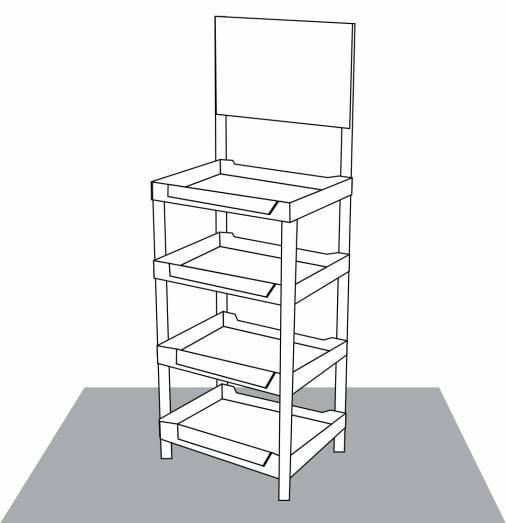 Expositor Modular Injetado